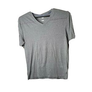 Merrell Women's Gray T Shirt Size Large V Neck t14